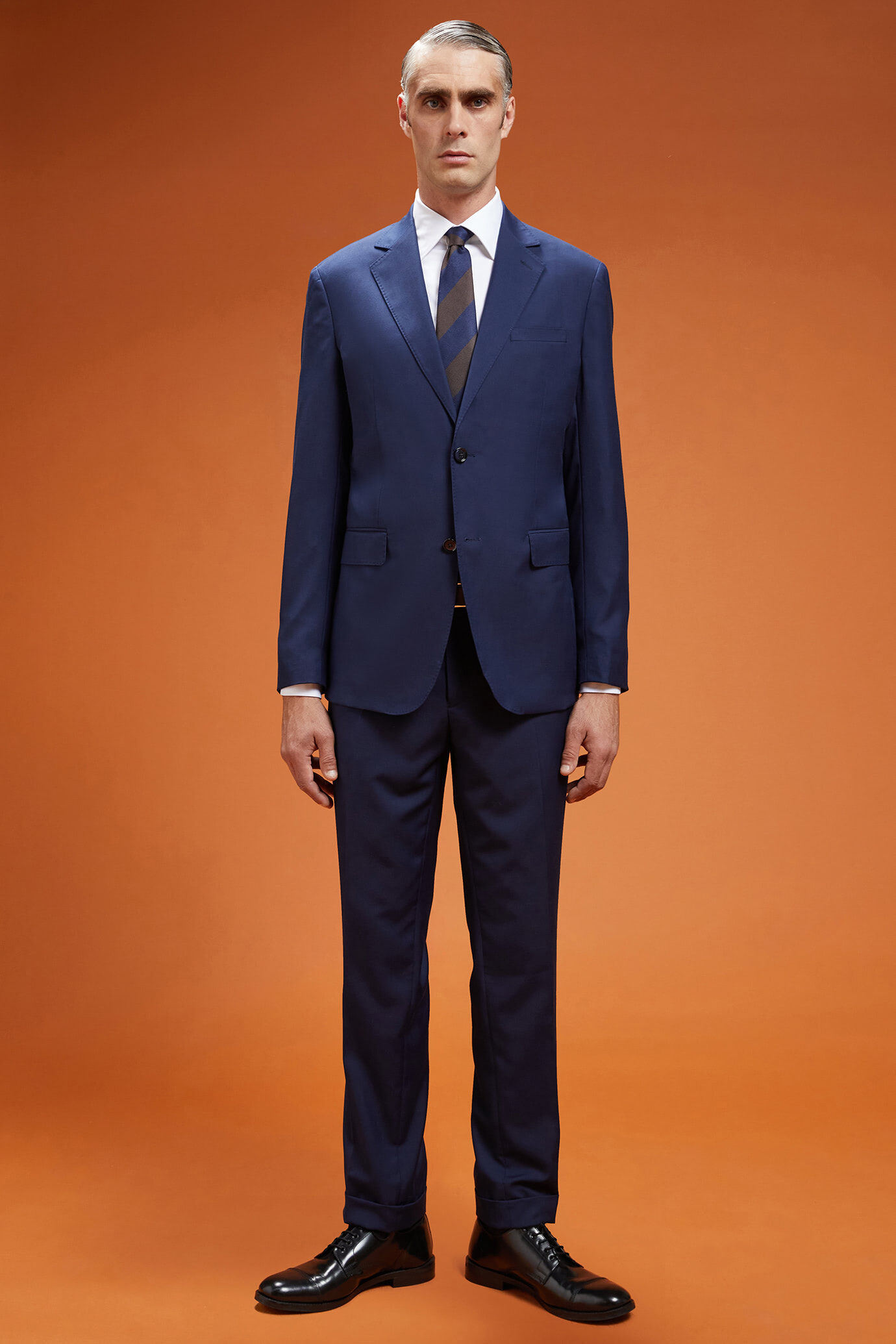 Single breasted suit mix size blue image number 1
